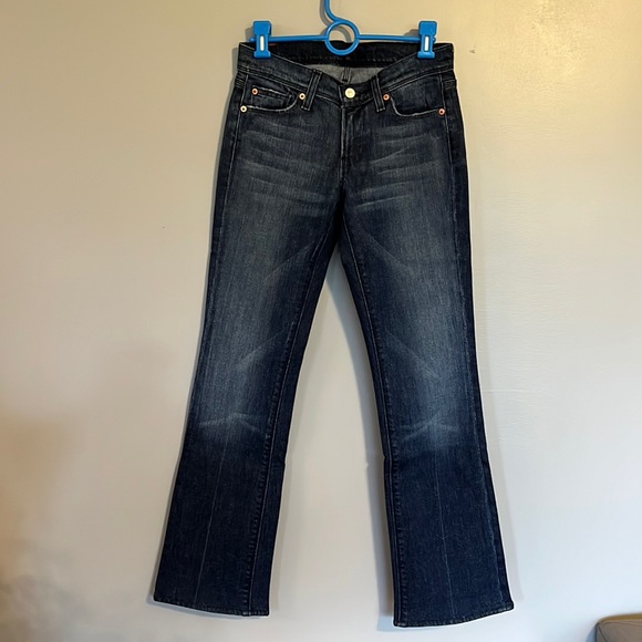 7 For All Mankind Boot Cut Jeans, MIA, Size 27 - Picture 1 of 5